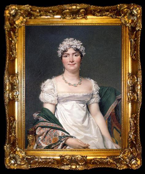 framed  Jacques-Louis David The comtesse daru, ta009-2